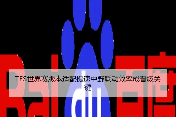 TES世界赛版本适配提速中野联动效率成晋级关键